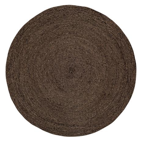Dixie Ella Rug 125 cm, Black/Natural