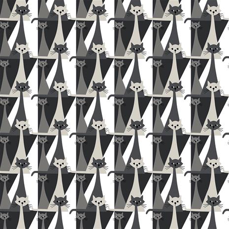 Arvidssons Textil Kitty kangas Harmaa