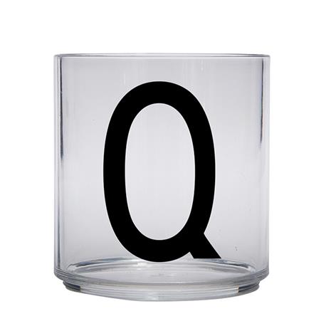 Design Letters Kids Personal Drinking Glass, Q