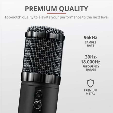 Trust GXT 256 Exxo USB Streaming Microphone, mikrofoni