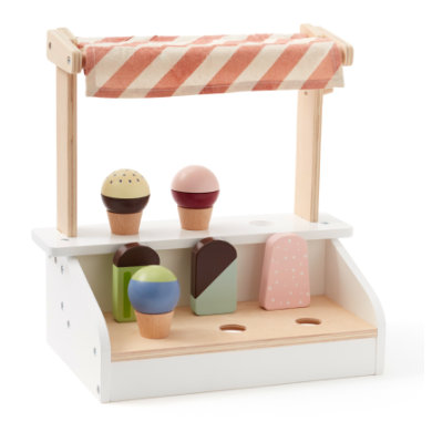 Kids Concept Bistro, jäätelöt telineessä