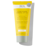 REN - Clean Screen Mineral Mattifying Sunscreen SPF30 50 ml