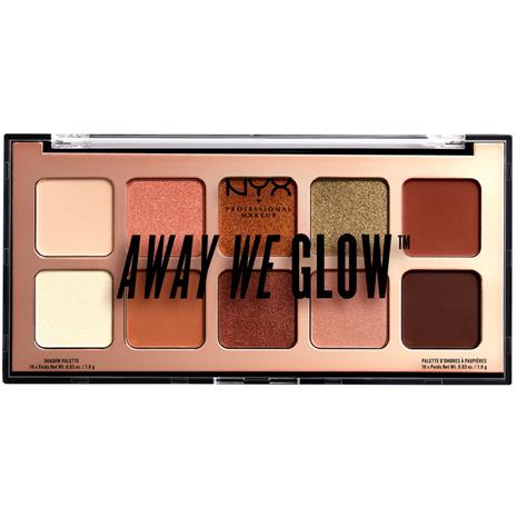 NYX Professional Makeup Away We Glow Shadow Palette Lovebeam