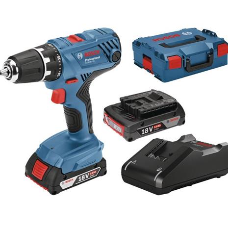 Bosch GSR 18V-21 Professional (06019H1008) 18V 2x2,0Ah L-BOXX akkupora