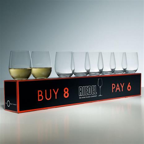 Riedel O-Cabernet -valkoviinilasit, 8 kpl – kuva 1/8