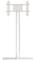 MB DISPLAY STAND 180 W. FLOORBASE SINGLE SILVER – kuva 1