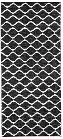 Horredsmattan Wave muovimatto musta 70 x 250cm