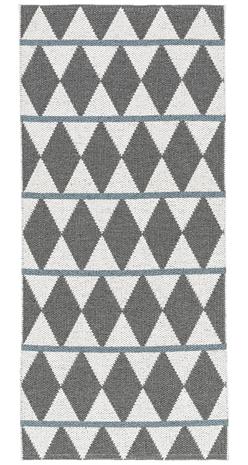 Horredsmattan Zigge muovimatto harmaa 70 x 250cm