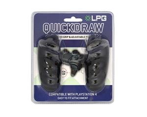 QuickDraw Enhanced Grip and Adjustable Triggers, PS4 -ohjainapu