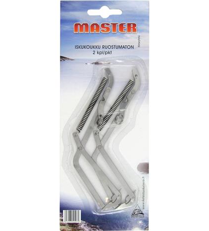 Master Ruostumaton iskukoukku 2 kpl