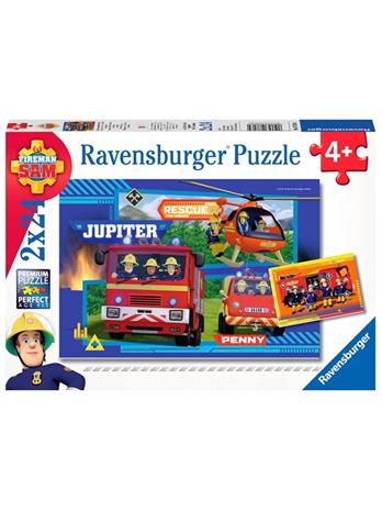 Ravensburger Firefighter Sam Puzzle - In action 2x24st. Lattia