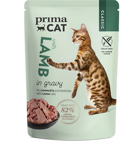 PrimaCat Classics Kissanruoka 85 g lammasta kastikkeessa