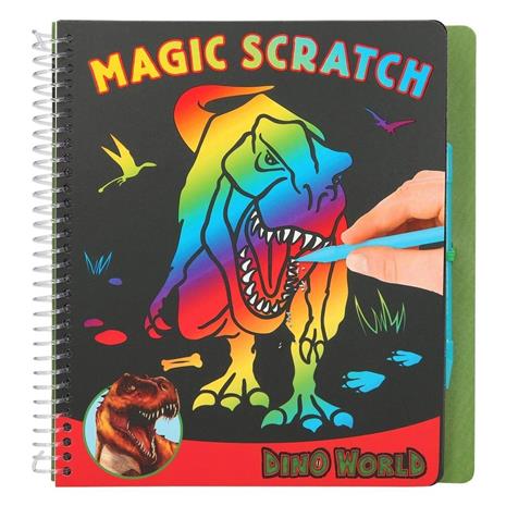 Dino World Magic Scratch Bok