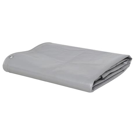 vidaXL Pressu 650 g/mÂ² 3x5 m harmaa
