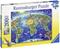 Ravensburger, Puzzle World Landmarks Map 200 palaa – kuva 7