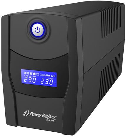 PowerWalker Basic VI 1000 STL FR (10121080) 1000VA Type E, UPS-laite – kuva 1/8