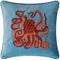 Chhatwal & Jonsson Octopus Cushion Cover 50x50 cm, Heaven Blue – kuva 2