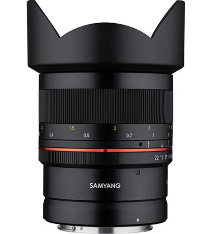 Samyang MF 14mm F2.8 RF, objektiivi