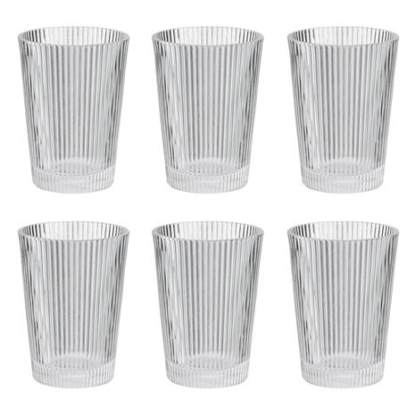 Stelton Pilastro, juomalasit 33 cl, 6 kpl