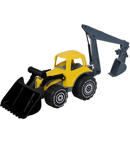 Plasto, Tractor with Frontloader and Excavator