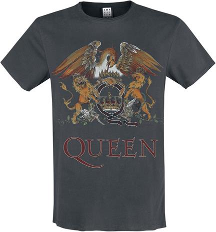 Queen - Amplified Collection - Royal Crest - T-paita - Miehet - Hiilenharmaa