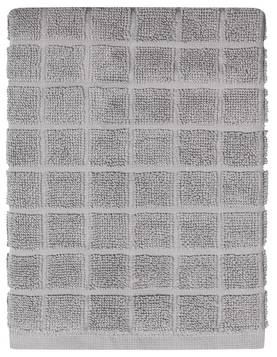 Kylpypyyhe Ruutu 70 x 140 cm Harmaa 230