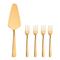 Aida Raw Cake Set 5 Pcs, Gold – kuva 1