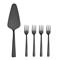 Aida Raw Cake Set 5 Pcs, Black – kuva 1
