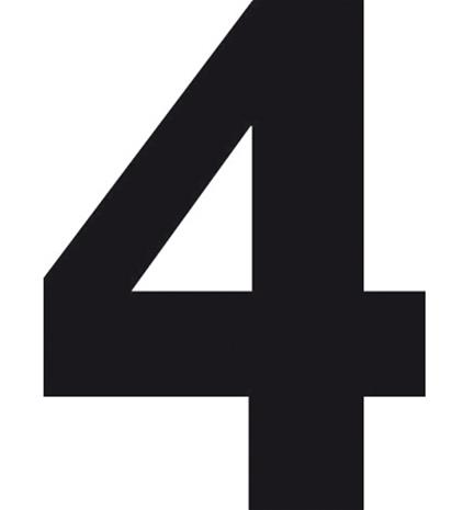 Pisla 8cm musta numerotarra
