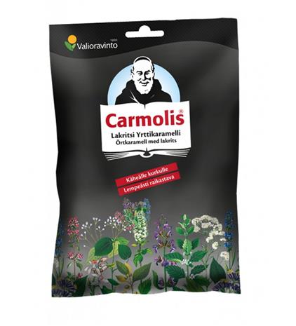 Valioravinto Carmolis Yrttikaramelli lakritsi
