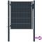 vidaXL Pihaportti teräs 100x81 cm antrasiitti – kuva 1