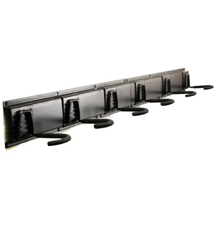 Pisla 6 kpl pyöräkoukustosarja kahdella 61cm kiskolla