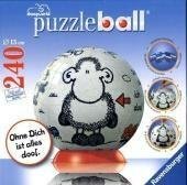 sheepworld: Ohne dich ist alles doof. Puzzleball 240 Teile, kirja