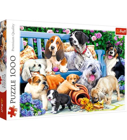 Trefl Puppies 1000p palapeli – kuva 1/8