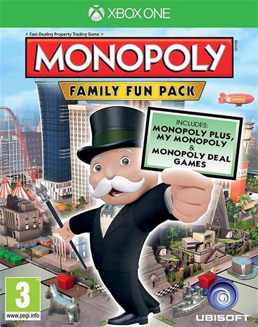 Monopoly Family Fun Pack, Xbox One -peli