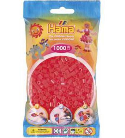 Hama Ironing beads-Red Neon (035) 1000pcs. – kuva 2/7