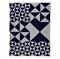 Verpan Mirror Plaid Wool 130x190 cm, Blue – kuva 1