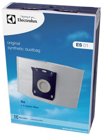 Electrolux ES01, pölypussit 4 kpl