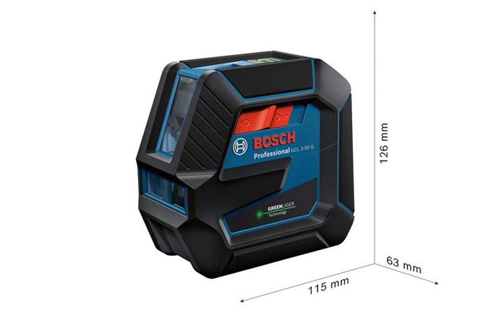 Bosch GCL 2-50 G Professional (0601066M00) 4xAA, yhdistelmälaser vihreä