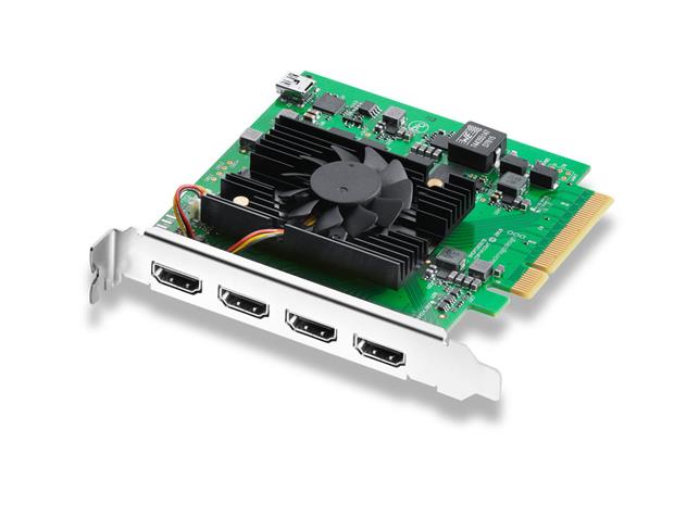 Blackmagic Design DeckLink Quad HDMI Recorder, tallennuskortti