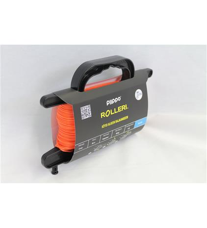 Piippo polyeteeni 2mm x 80m oranssi rolleri
