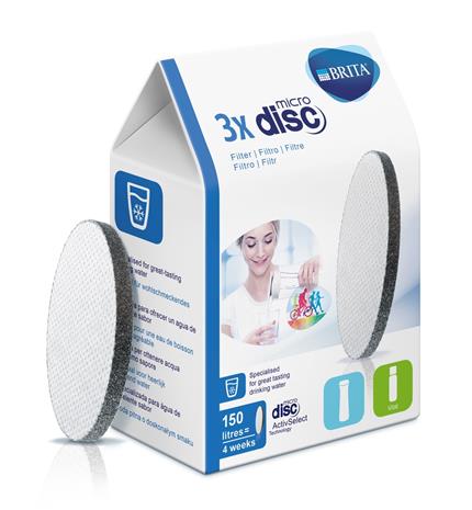 Brita Microdisc -suodatinkiekot, 3 kpl/pakkaus