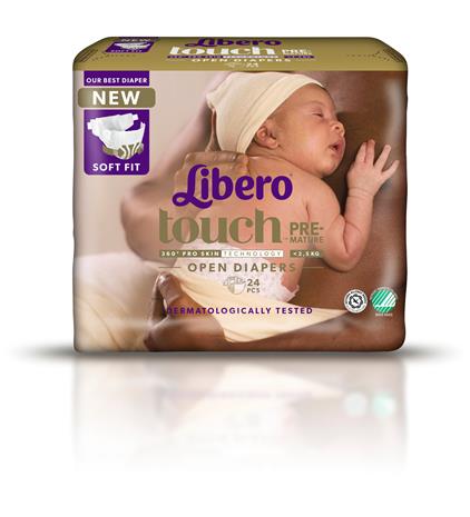 Libero Touch Premature 24 kpl keskosvaippa