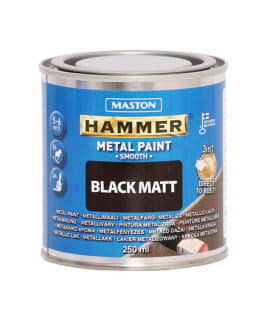 Maston Hammer Sileä 250ml mattamusta metallimaali