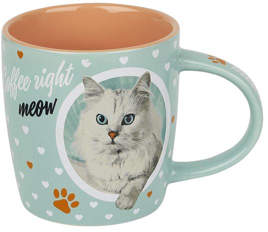 Cat Lover Coffee Right Meow Muki monivärinen