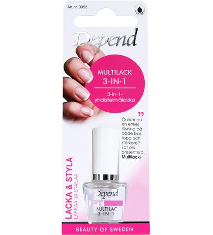 Depend Multi-Nail Polish 3-in-1