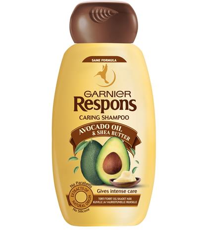 Garnier Respons Avocado Shea 250 ml hoitava shampoo