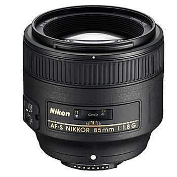 Nikon AF-S Nikkor 85mm f/1.8G, objektiivi