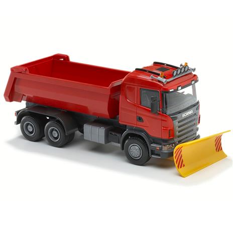 Emek - Aurausauto Scania punainen