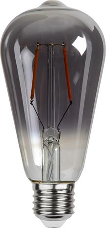 Star Trading LED lamp E27 ST64, Plain Smoke